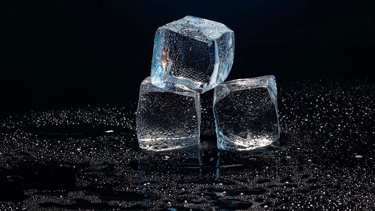 Cubos de hielo para tratar lesiones deportivas